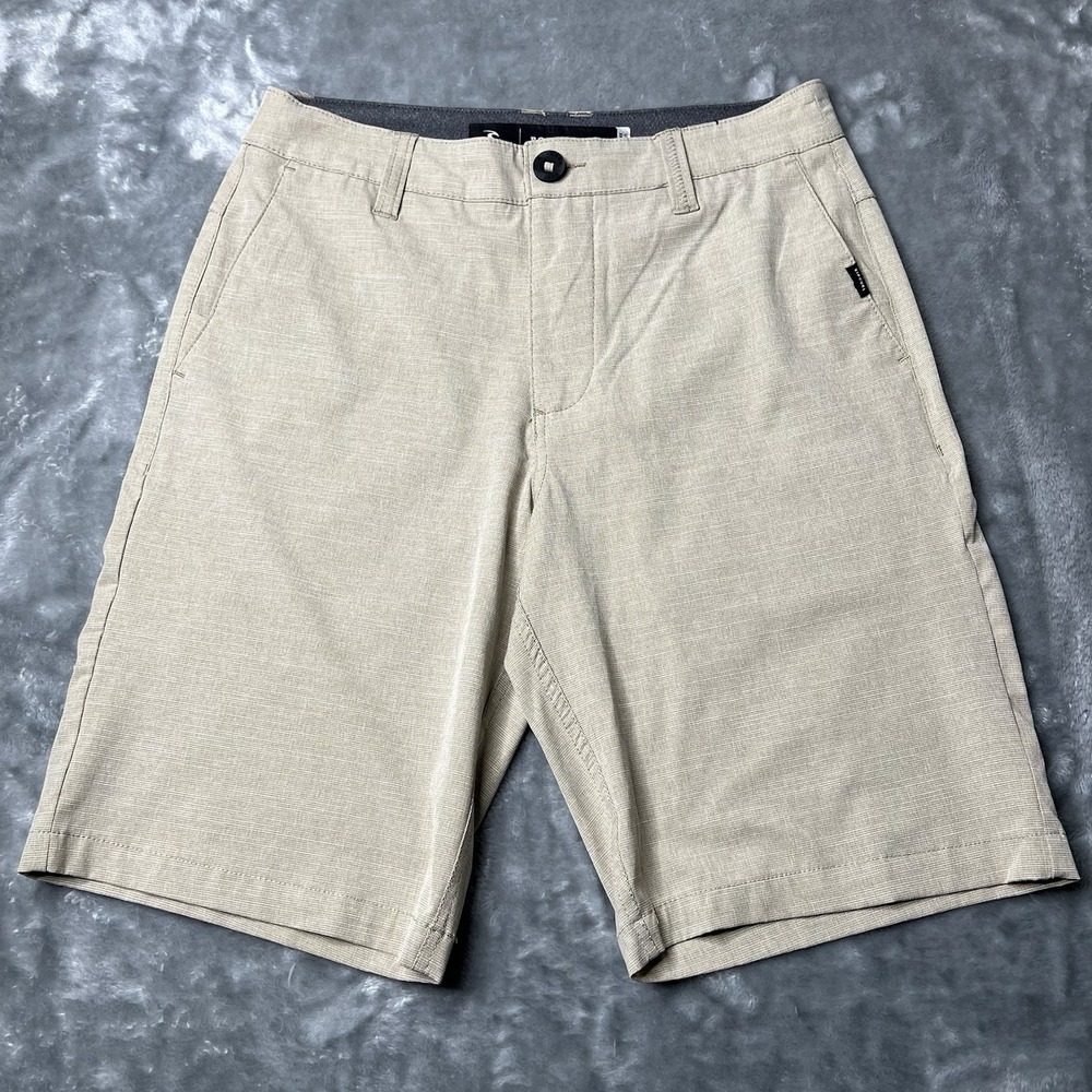 Rip Curl Shorts Mens Size 28 Beige Mirage Boardwalk Surfers Walk Beach